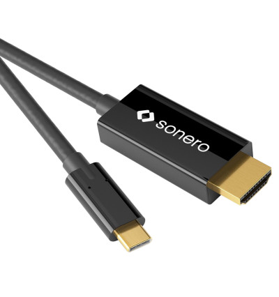 Sonero XUCC010-015 - Kabel USB-C do HDMI 4K 18Gbps 1,5m
