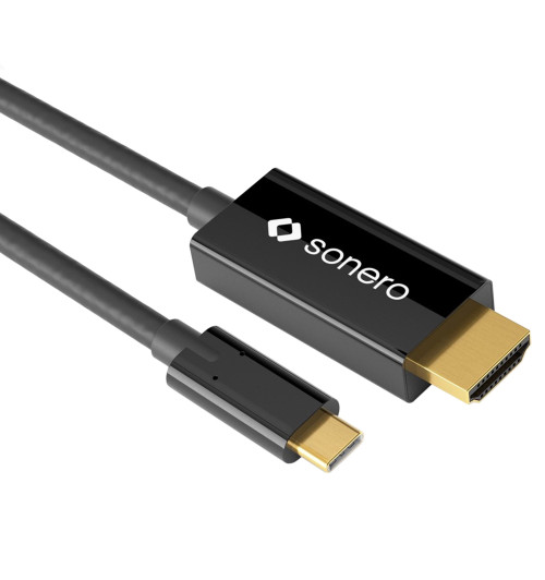 Sonero XUCC010-020 - Kabel USB-C do HDMI 4K 18Gbps 2m