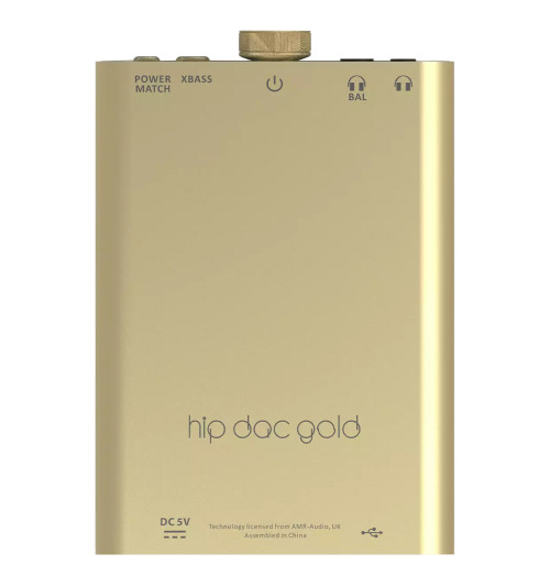 iFi Audio Hip-Dac2 Gold Edition - Przenośny wzmacniacz słuchawkowy z DAC