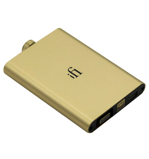 iFi Audio Hip-Dac2 Gold Edition - Przenośny wzmacniacz słuchawkowy z DAC