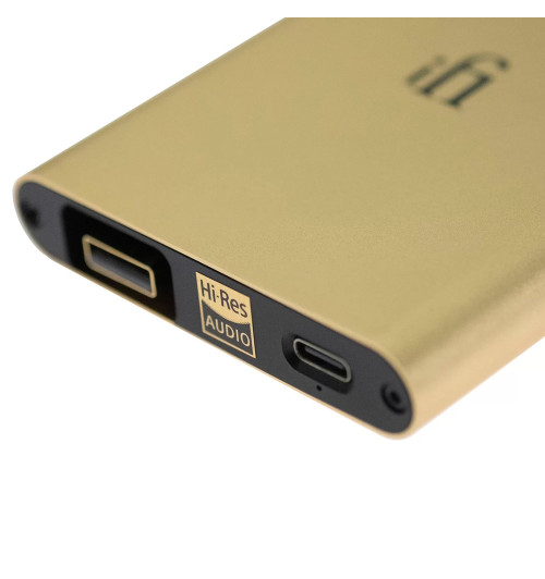 iFi Audio Hip-Dac2 Gold Edition - Przenośny wzmacniacz słuchawkowy z DAC
