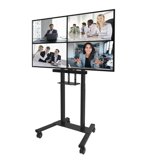 Neomounts AV1-875BL - uchwyt na wideobar i półka multimedialna