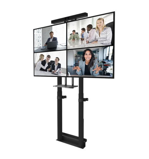 Neomounts AV1-875BL - uchwyt na wideobar i półka multimedialna