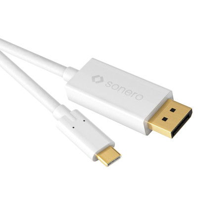 Sonero XUCC021-020 - Kabel USB-C do DisplayPort 1.3 4K@60Hz 18Gbps 2m