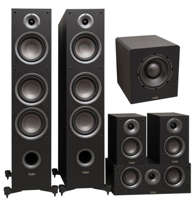 Taga Harmony TAV-507F + C + S  + TSW-80 – zestaw kina domowego 5.1