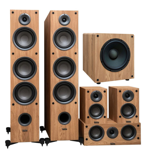 Taga Harmony TAV-607F + C + S + TSW-90 v.4 – Zestaw kolumn kina domowego 5.1