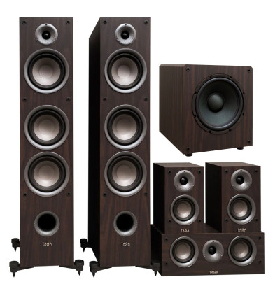Taga Harmony TAV-607F + C + S + TSW-90 v.4 – Zestaw kolumn kina domowego 5.1