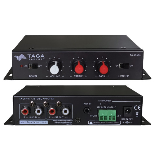 Taga Harmony TA-25 Mini v.2 - Wzmacniacz instalacyjny stereo