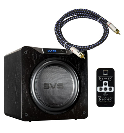 SVS SB16-Ultra (SB-16 Ultra) + SVS SoundPath RCA Audio – Subwoofer aktywny 16" + kabel RCA - RCA 3m GRATIS