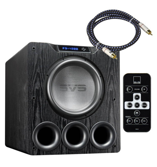 SVS PB-4000 (PB4000) + SVS SoundPath RCA 3m – subwoofer aktywny 13.5" z Bluetooth + kabel RCA 3m GRATIS