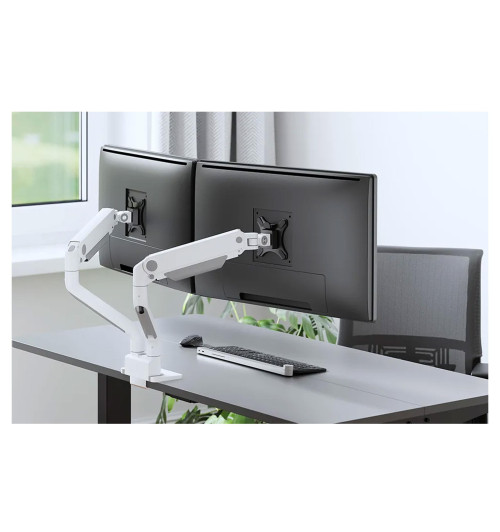 Neomounts DS70S-950 - uchwyt biurkowy do dwóch monitorów 17 - 35"