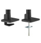 Neomounts DS75S-950 - uchwyt biurkowy do dwóch monitorów 17 - 35"
