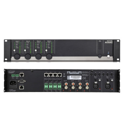 Audac MTX48 - 4-strefowy mikser audio