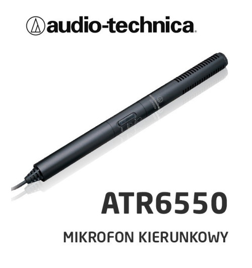 Pojemnościowy mikrofon kierunkowy Audio-Technica ATR6550