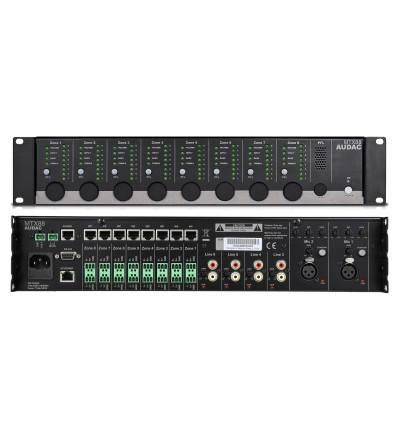 8-strefowy mikser audio Audac MTX88 | AVstore.pl