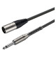 Roxtone SMXJ250L5 - kabel mikrofonowy SAMURAI XLR M - Jack 6,3 mm mono 5 metrów