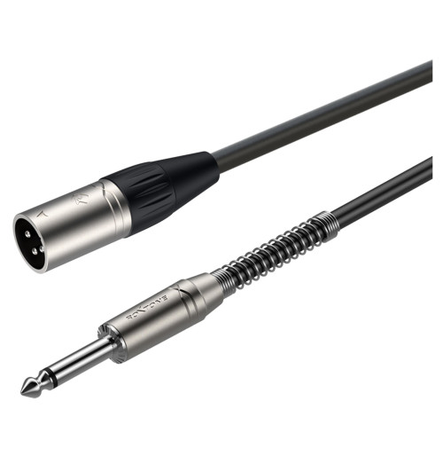Roxtone SMXJ250L5 - kabel mikrofonowy SAMURAI XLR M - Jack 6,3 mm mono 5 metrów
