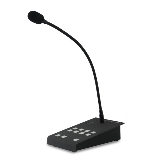 Audac APM108MK2 - cyfrowy mikrofon pagingowy 8-strefowy
