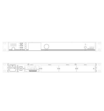 Audac XMP44 - profesjonalny modularny system audio
