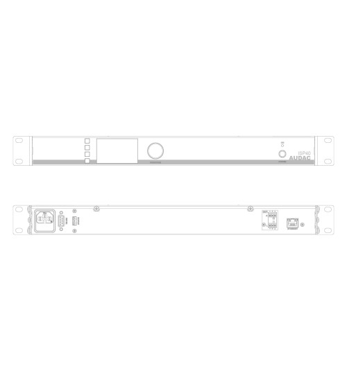 Audac ISP40 - internetowy odtwarzacz audio