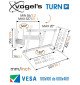 Uchwyt obrotowy Vogels W53081 do ekranów TV