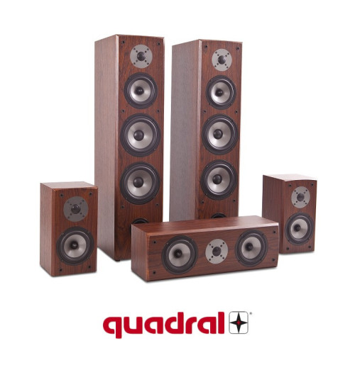 System kolumn 5.0 Quadral Quintas 6650 - wiśnia