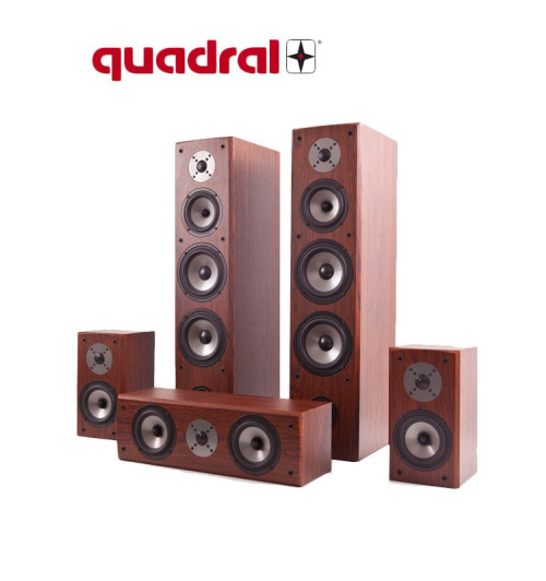 System kolumn 5.0 Quadral Quintas 6650 - wiśnia