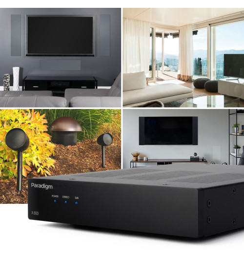 Paradigm X-500 - Wzmacniacz instalacyjny stereo / mono