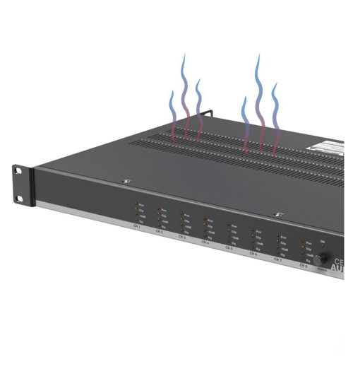 Audac CEP803 - energooszczędny wielokanałowy wzmacniacz mocy