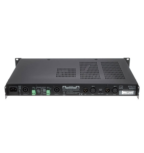 Audac EPA152 - dwukanałowy wzmacniacz mocy 2x 150 W