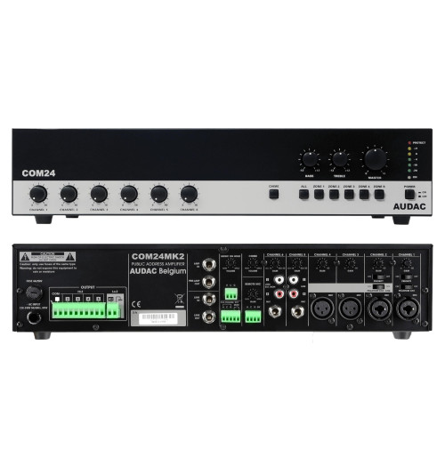 Audac COM24MK2 - wzmacniacz systemów rozgłoszeniowych