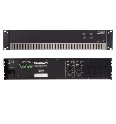 Audac CAP224 - dwukanałowy wzmacniacz mocy 2x 240 W