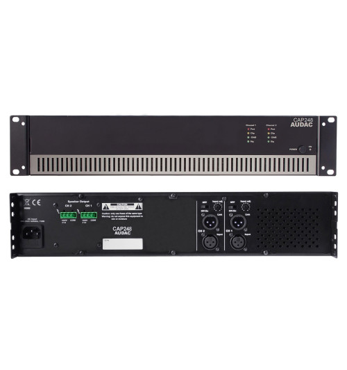 Audac CAP248 - dwukanałowy wzmacniacz mocy 2x 480 W