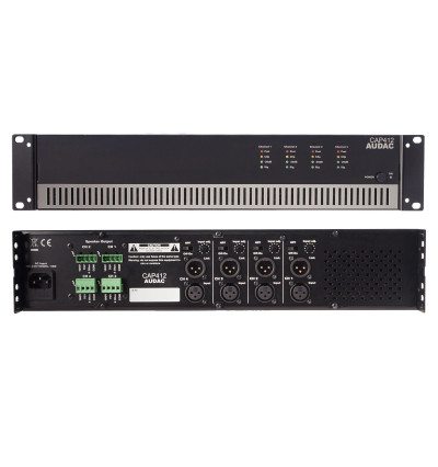 Audac CAP-412 - czterokanałowy wzmacniacz mocy 4x 120 W