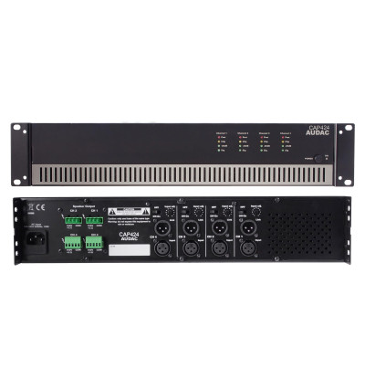 Audac CAP-424 - czterokanałowy wzmacniacz mocy 4x 240 W