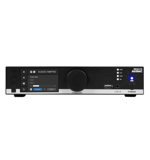 Audac MFA216 - wielofunkcyjny wzmacniacz audio All-in-one