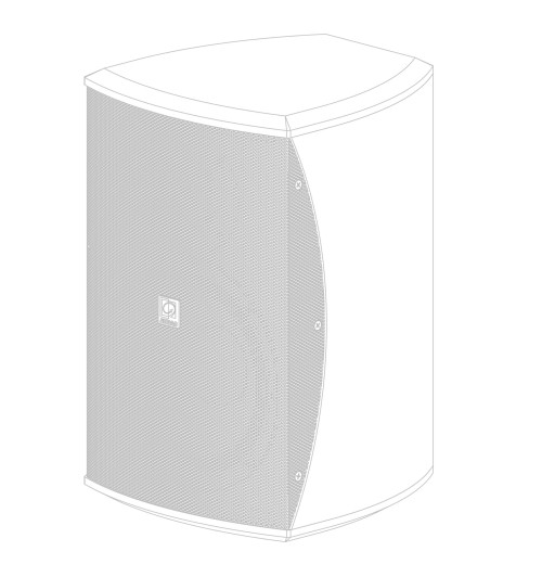 Audac VEXO8 - naścienna kompaktowa kolumna pasywna 8"