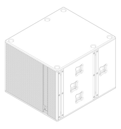 Audac FX1.18 - pasywna kolumna niskotonowa 18"