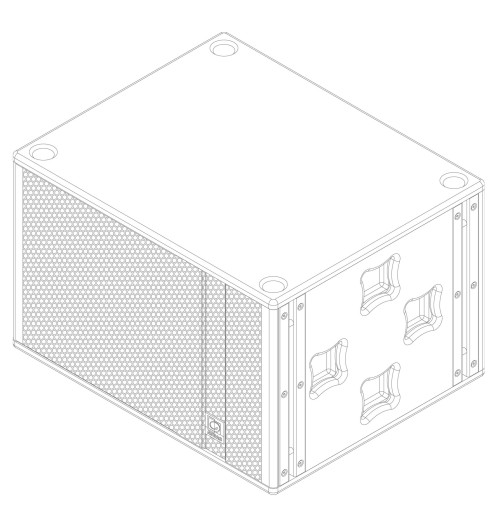 Audac FX3.15 - pasywna 3-drożna kolumna