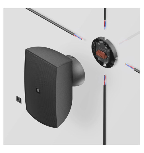 Kompaktowy głośnik naścienny 8 Ohm z CleverMount Audac ATEO2 | AVstore.pl