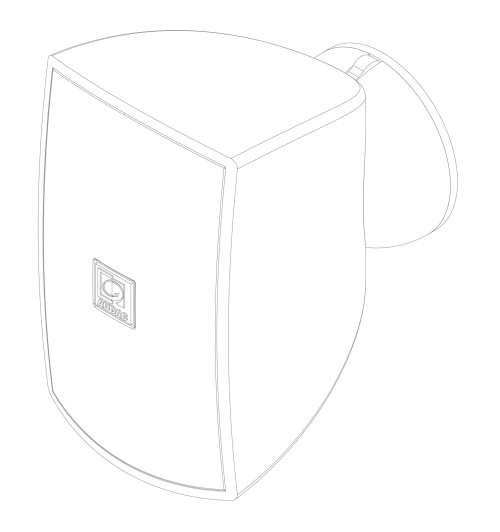 Kompaktowe głośniki naścienne 8 Ohm z CleverMount Audac ATEO2 | AVstore.pl