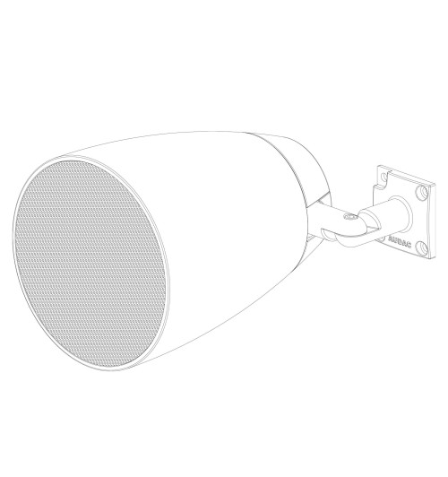 Audac ALTI4M - zewnętrzny dwudrożny głośnik naścienny 4"