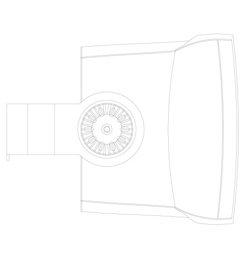 Audac WX302MK2 - uniwersalny głośnik naścienny 3"