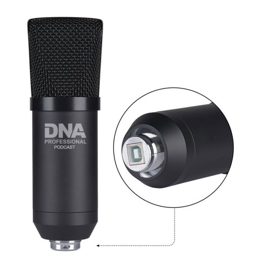 DNA PODCAST 700 - mikrofon pojemnościowy USB zestaw