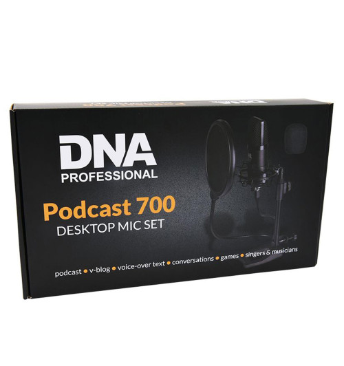 DNA PODCAST 700 - mikrofon pojemnościowy USB zestaw