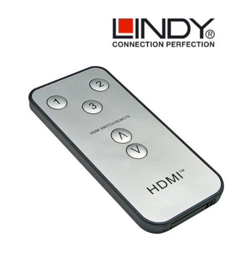 Switch / przełącznik HDMI Lindy 38034 (3xIN-1xOUT)