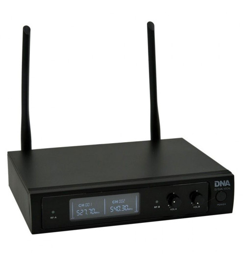 DNA DJ DUAL VOCAL - wokalowe mikrofony bezprzewodowe