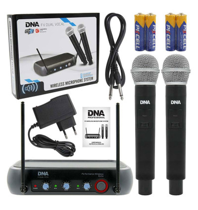 DNA FV DUAL VOCAL - wokalowe mikrofony bezprzewodowe