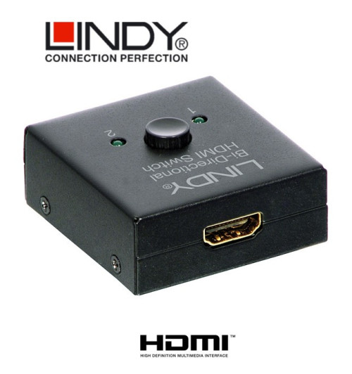 Rozdzielacz / switch HDMI 4K UHD Lindy 38036