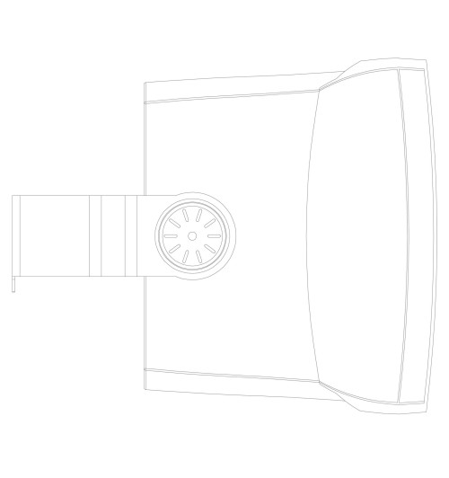 WX802MK2/O - zewnętrzny uniwersalny głośnik naścienny 8"